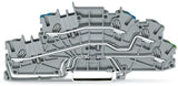 WAGO Installationsklemme 20A 0,25-4qmm Serie 2003 2003-6646 3pot gr Federzug
