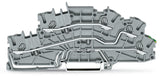 WAGO Installationsklemme 20A 0,25-4qmm Serie 2003 2003-6645 3pot gr Federzug