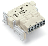 WAGO Gerätestecker 3p ger Einb/steck 25A Serie 770 770-6229 Federzug 250V 4qmm