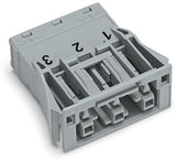 WAGO Gerätebuchse 3p ger Snap/schraub Serie 770 770-743/060-000 Federzug 250V