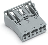WAGO Gerätebuchse 3p ger Snap/schraub Serie 770 770-743/060-000 Federzug 250V