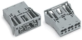 WAGO Gerätebuchse 3p ger Snap/schraub Serie 770 770-743/060-000 Federzug 250V