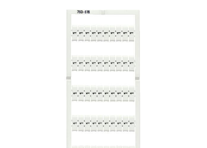 WAGO Klemmenmarkierung ws RM=5mm 1/2 Serie 793 793-5618 vert