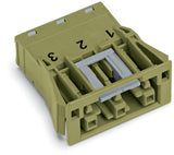 WAGO Gerätebuchse 3p ger Einb/steck 250V Serie 770 770-763 Federzug 25A 4qmm hfr