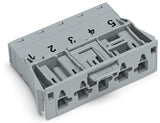 WAGO Gerätestecker 5p ger Snap/schraub Serie 770 770-755/064-000 Federzug 400V