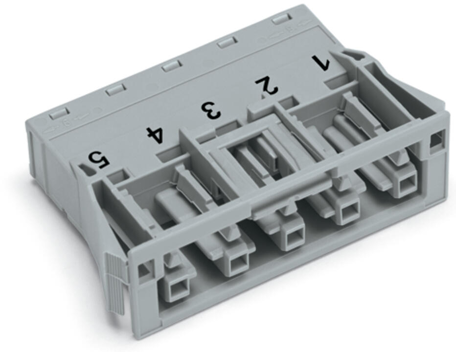 WAGO Gerätebuchse 5p ger Snap/schraub Serie 770 770-745/064-000 Federzug 400V