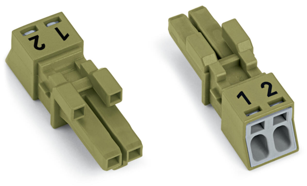WAGO Steckverbinder Gebäude Buchse 2p Serie 890 890-262 Federzug 250V 16A