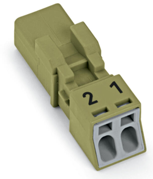 WAGO Steckverbinder Gebäude Stecker 2p Serie 890 890-272 Federzug 250V 16A
