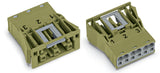 WAGO Gerätebuchse 3p ger Snap/schraub Serie 770 770-763/071-000 Federzug 250V