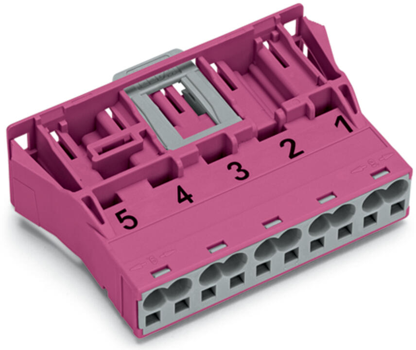 WAGO Gerätestecker 5p ger Snap/schraub Serie 770 770-795/080-000 Federzug 400V