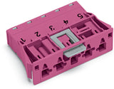 WAGO Gerätestecker 5p ger Snap/schraub Serie 770 770-795/080-000 Federzug 400V