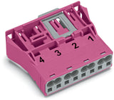 WAGO Gerätestecker 4p ger Snap/schraub Serie 770 770-794/081-000 Federzug 400V