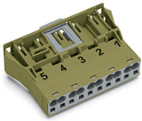 WAGO Gerätestecker 5p ger Snap/schraub Serie 770 770-775 Federzug 400V 25A hfr