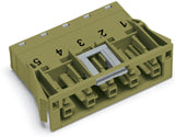 WAGO Gerätebuchse 5p ger Snap/schraub Serie 770 770-765 Federzug 400V 25A hfr