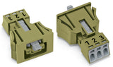 WAGO Gerätebuchse 3p ger Snap/schraub Serie 890 890-763/071-000 Federzug 250V