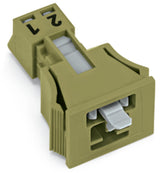 WAGO Gerätestecker 2p ger Snap/schraub Serie 890 890-772 Federzug 250V 16A hfr