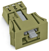 WAGO Gerätestecker 3p ger Snap/schraub Serie 890 890-773/073-000 Federzug 250V