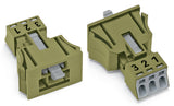 WAGO Gerätestecker 3p ger Snap/schraub Serie 890 890-773/071-000 Federzug 250V