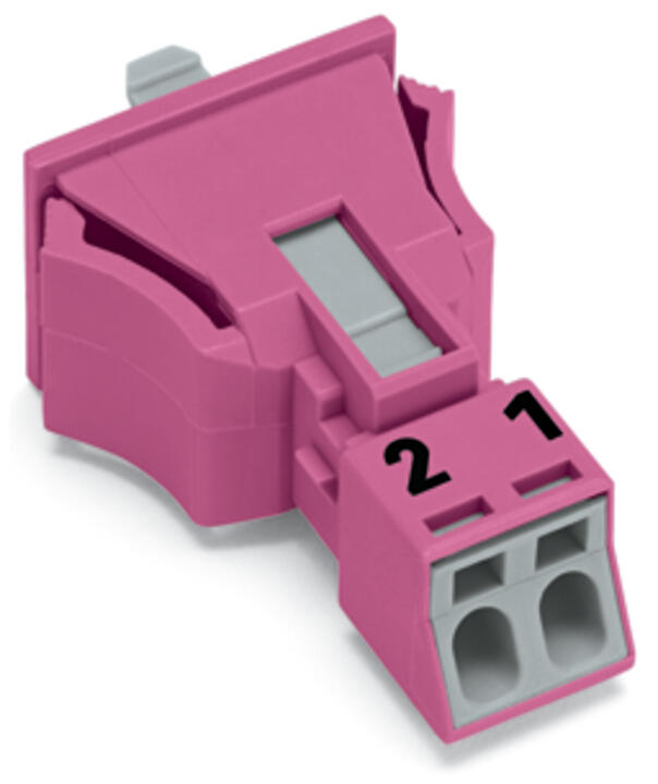 WAGO Gerätestecker 2p ger Snap/schraub Serie 890 890-792 Federzug 250V 16A hfr