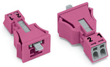 WAGO Gerätebuchse 2p ger Snap/schraub Serie 890 890-792/082-000 Federzug 250V