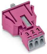 WAGO Gerätestecker 3p ger Snap/schraub Serie 890 890-793 Federzug 250V 16A hfr