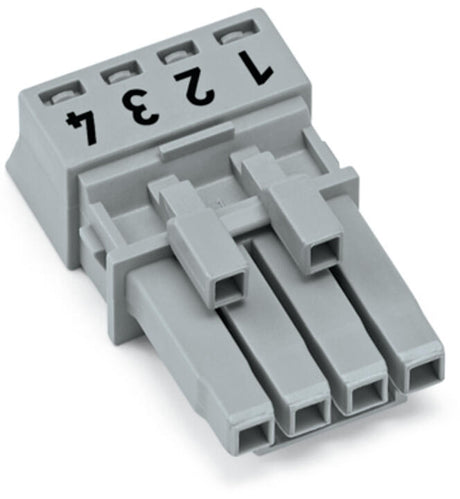 WAGO Steckverbinder Gebäude Buchse 4p Serie 890 890-244 Federzug 400V 16A - Ansicht 3