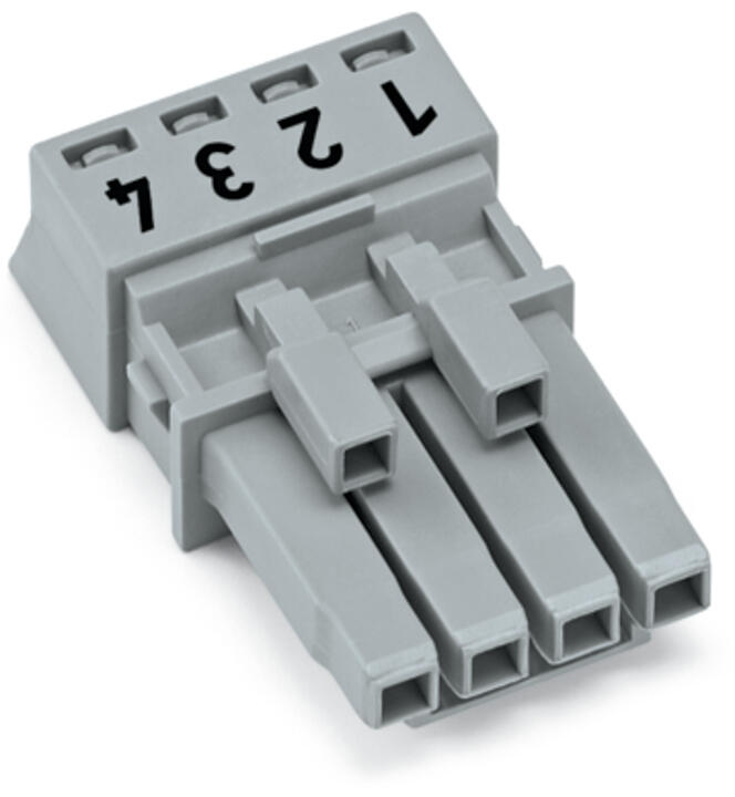 WAGO Steckverbinder Gebäude Buchse 4p Serie 890 890-244/064-000 Federzug 400V