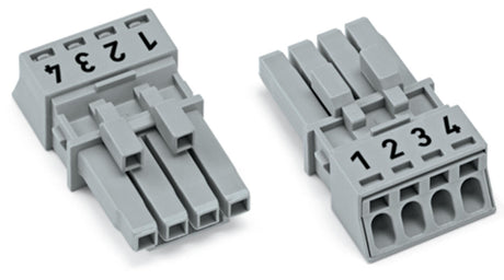 WAGO Steckverbinder Gebäude Buchse 4p Serie 890 890-244 Federzug 400V 16A - Ansicht 2
