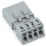 WAGO Steckverbinder Gebäude Stecker 4p Serie 890 890-254/062-000 Federzug 400V
