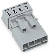 WAGO Steckverbinder Gebäude Stecker 4p Serie 890 890-254/062-000 Federzug 400V