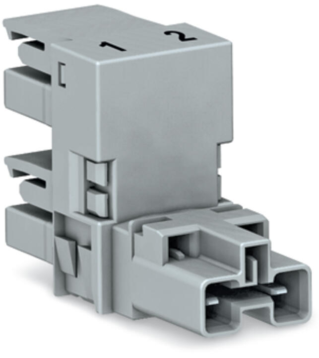WAGO H-Verteiler PA 2Eing 2p 4Ausg 250V Serie 770 770-1651 25A IP20 hfr