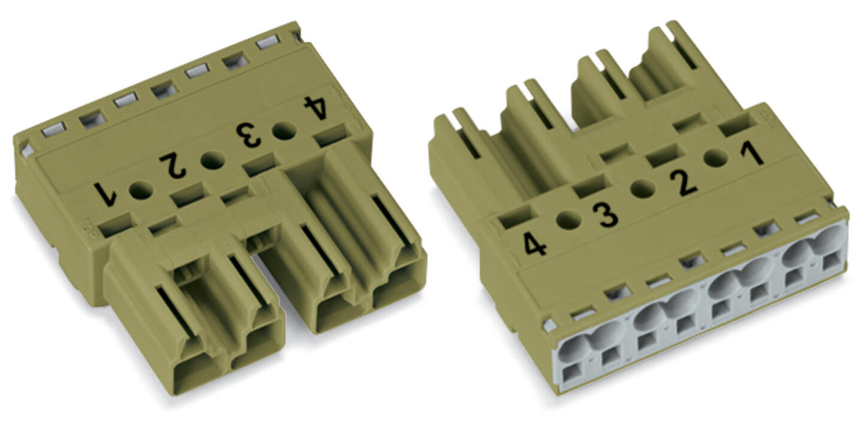 WAGO Steckverbinder Gebäude Stecker 4p Serie 770 770-274 Federzug 400V 25A