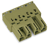 WAGO Steckverbinder Gebäude Stecker 4p Serie 770 770-274/072-000 Federzug 400V