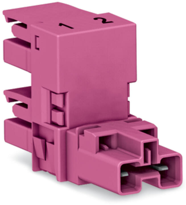 WAGO H-Verteiler PA 2Eing 2p 4Ausg 250V Serie 770 770-1653 25A IP20 hfr