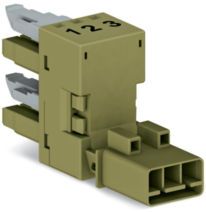 WAGO H-Verteiler PA 3Eing 3p 6Ausg 250V Serie 890 890-1662 16A IP20 hfr