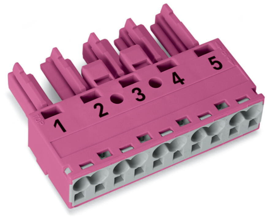 WAGO Steckverbinder Gebäude Buchse 5p Serie 770 770-285/080-000 Federzug 400V