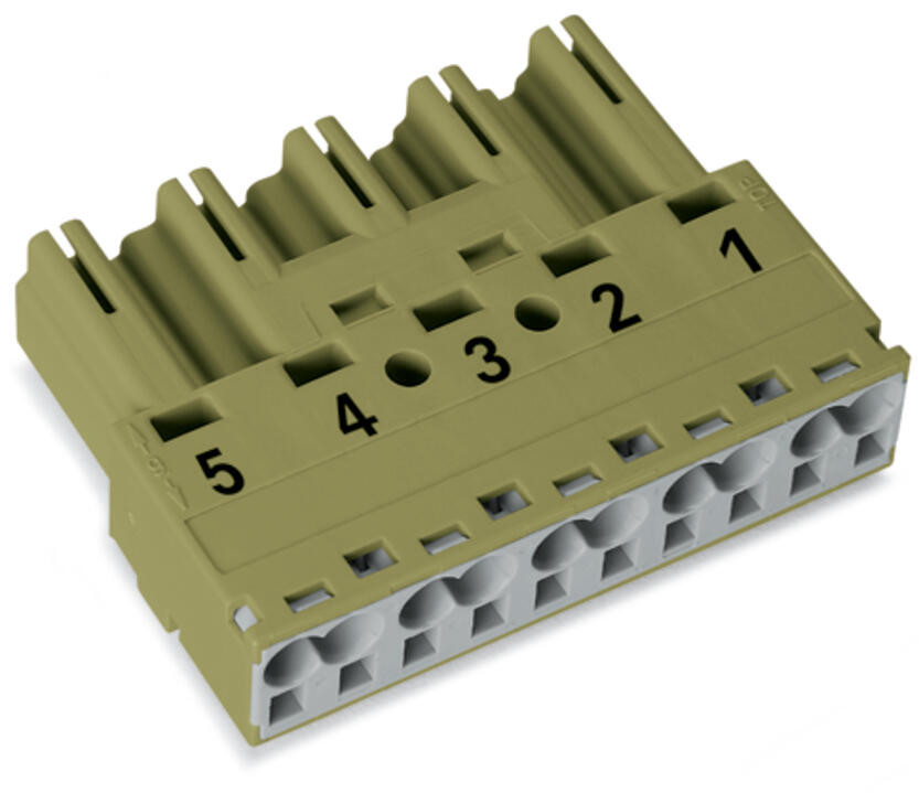 WAGO Steckverbinder Gebäude Stecker 5p Serie 770 770-275 Federzug 400V 25A