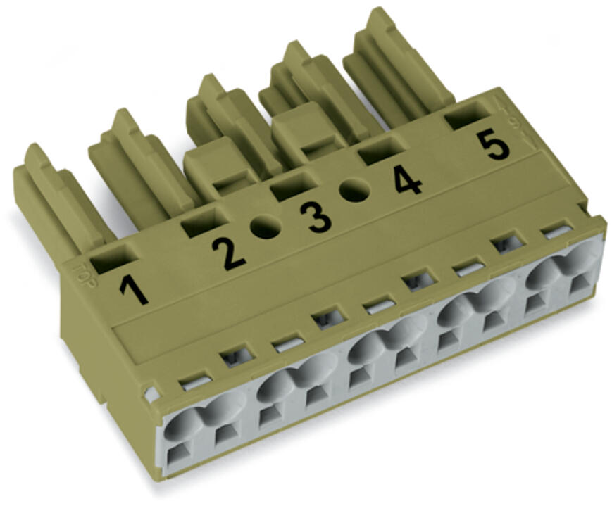 WAGO Steckverbinder Gebäude Buchse 5p Serie 770 770-265 Federzug 400V 25A