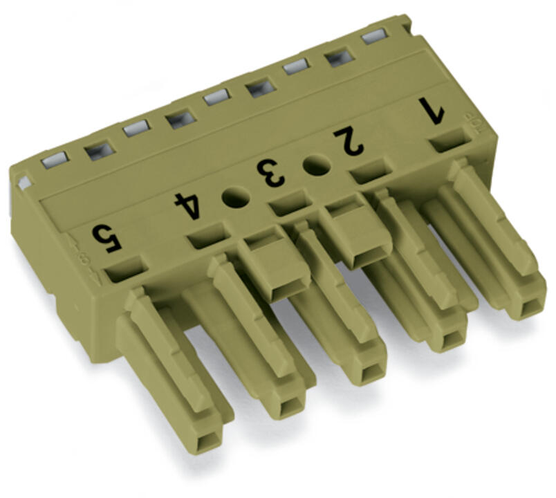 WAGO Steckverbinder Gebäude Buchse 5p Serie 770 770-265 Federzug 400V 25A