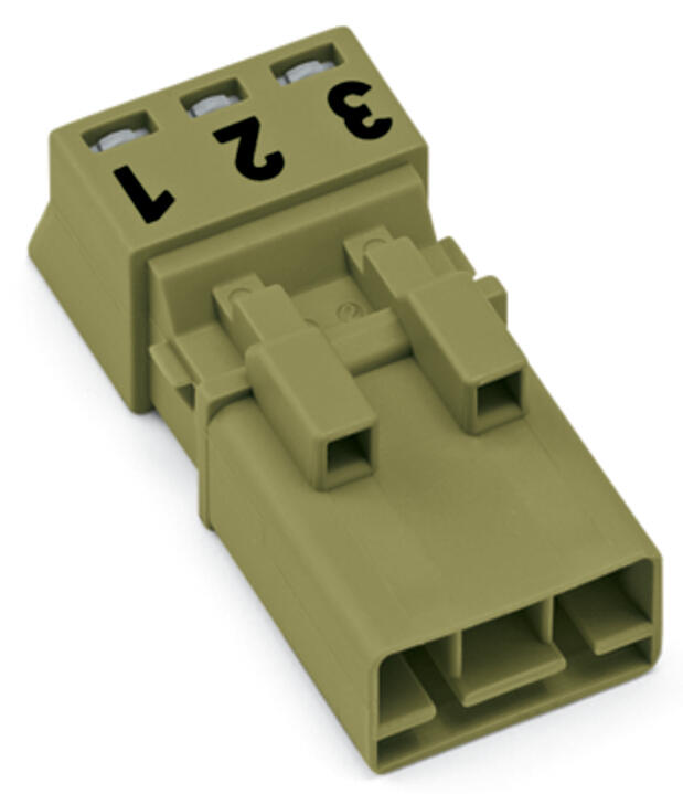 WAGO Steckverbinder Gebäude Stecker 3p Serie 890 890-273/073-000 Federzug 250V