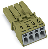 WAGO Steckverbinder Gebäude Buchse 4p Serie 890 890-264/073-000 Federzug 400V