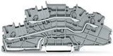 WAGO Installationsklemme 24A 0,25-4qmm Serie 2003 2003-6642 3pot gr Federzug
