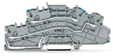 WAGO Installationsklemme 20A 0,25-4qmm Serie 2003 2003-6649 3pot gr Federzug