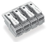 WAGO Klemmleiste 0,5-2,5qmm 24A 4p 40mm Serie 294 294-4044 Thermopl ws Federzug