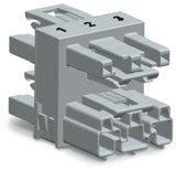 WAGO H-Verteiler PA 3Eing 3p 9Ausg 250V Serie 770 770-1714 25A IP20 hfr