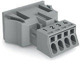 WAGO Gerätebuchse 4p ger Snap/schraub Serie 890 890-744/062-000 Federzug 400V