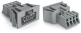 WAGO Gerätebuchse 4p ger Snap/schraub Serie 890 890-744/062-000 Federzug 400V