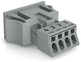 WAGO Gerätestecker 4p ger Snap/schraub Serie 890 890-754/064-000 Federzug 400V