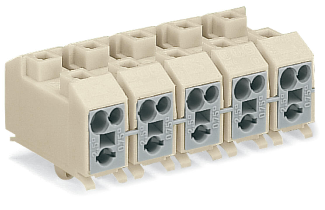 WAGO Steckklemme 8f 400V 24A 0,5-2,5qmm Serie 272 272-682 ws f.Massivleit