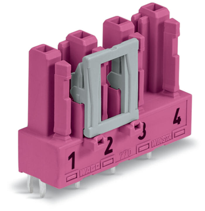 WAGO Platinenstecker Buchse 4p rs 1re Serie 770 770-884 10mm zinn Löt